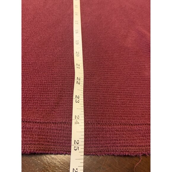 Aeropostale Vintage Y2K Henley Waffle Knit Burgundy Sweater Shirt Size L - Picture 8 of 8
